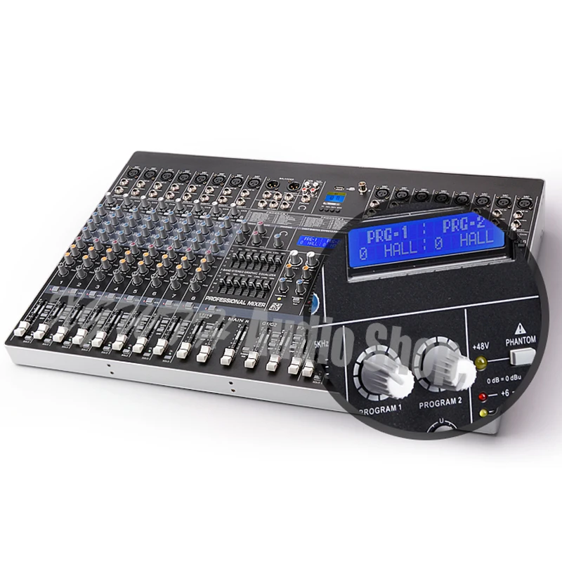 16 Channel Mixer USB Stage Karaoke Conference