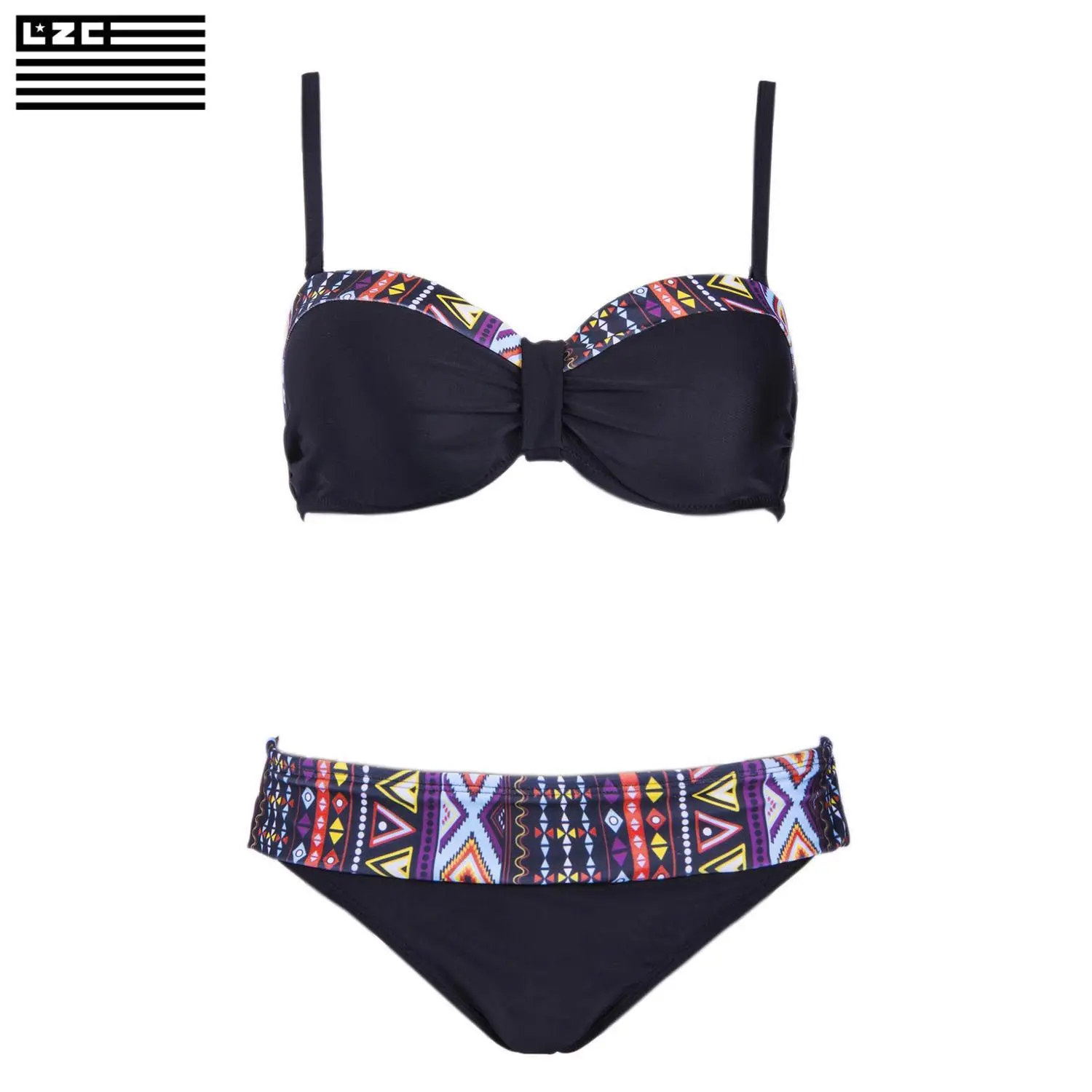 LZC Bikinis Push up 2017 Sexy Micro Mini Bikini Brasil Women Swimsuit