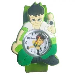 Ben 10 детские часы с рисунком из мультфиломов Модные кварцевые детские часы для мальчиков и девочек от 2 до 10 лет студенческие спортивные