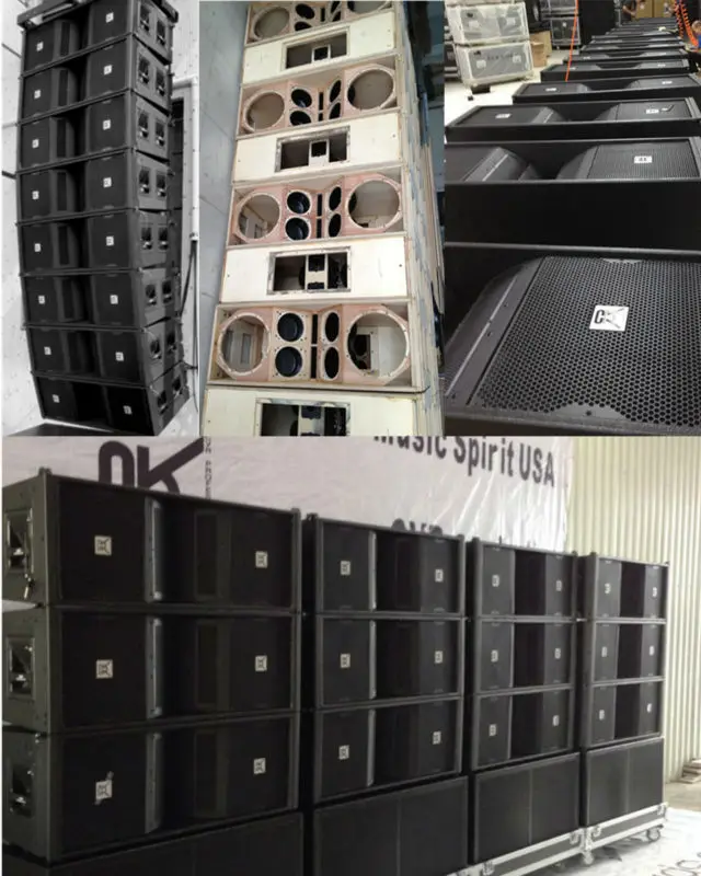 pa line array speakers