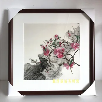 

Pure hand suzhou embroidery finished product embroidery flowers