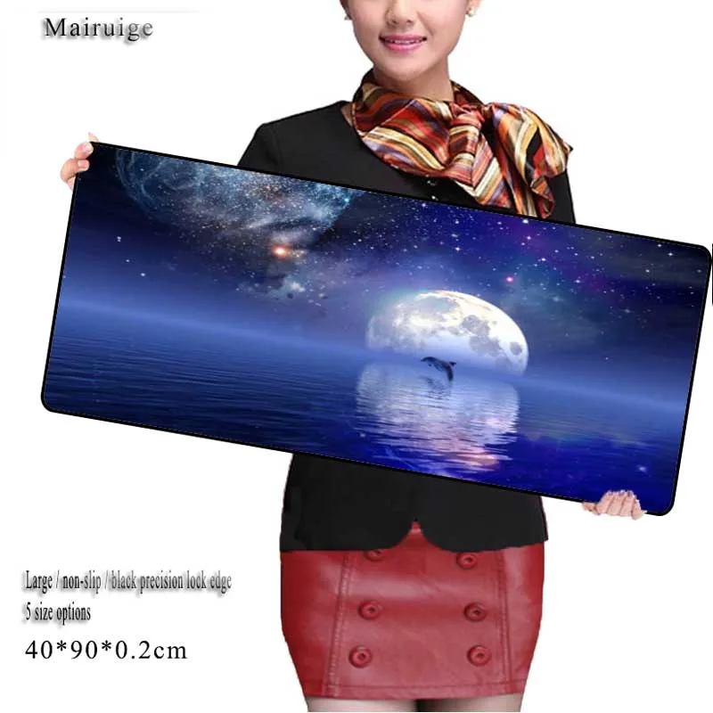 

Mairuige Dolphin Jumps Out of The Sea Gaming Mouse Pad New Large Pad To Mouse Notbook Computer Mousepad Gaming Desk Mouse Mats