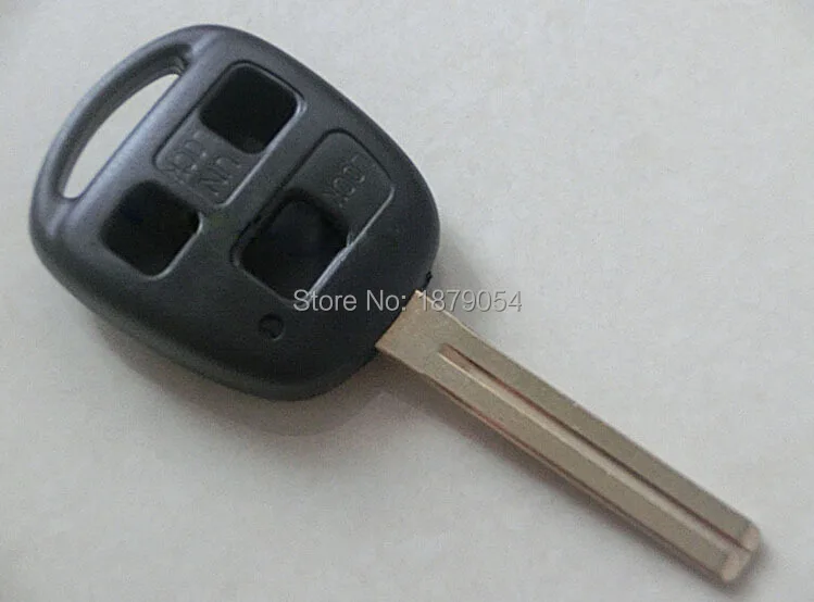 No Logo Lexus remote key shell 3 button TOY48 Long
