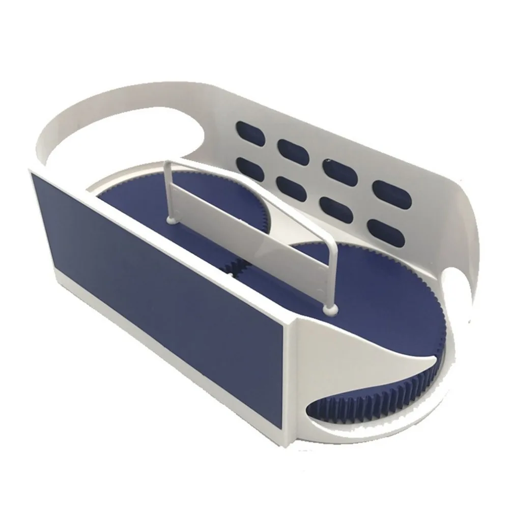 

Multi-function Double Roller Rotation Storage Box Bathroom Rack Swivel Organizer Kitchen Racks Seasoning Bottle Holder