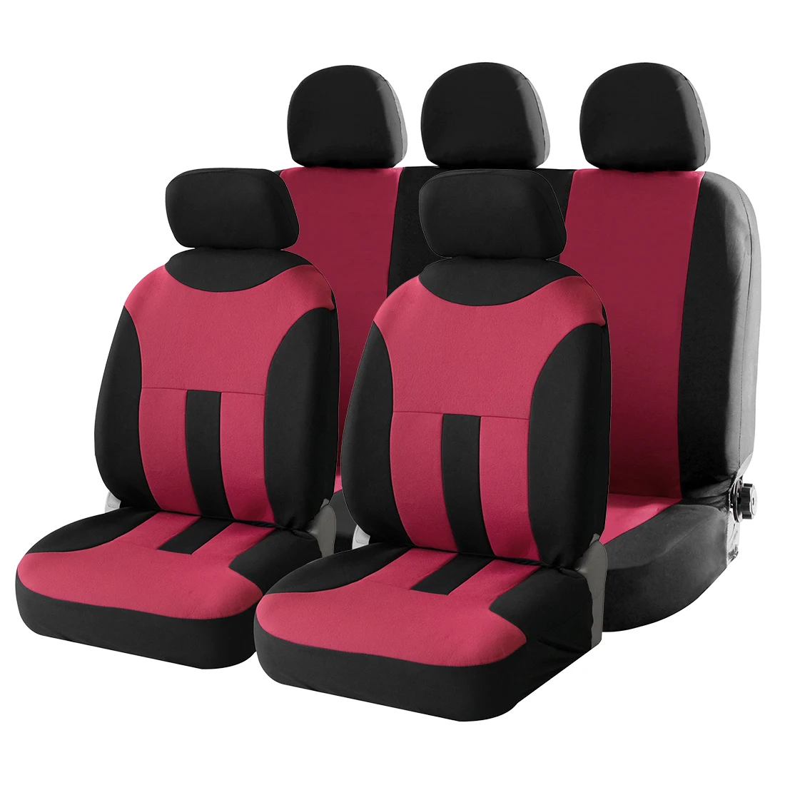 Uxcell автомобильные чехлы для сидений, подушка безопасности, совместимый универсальный подходит для большинства автомобилей, Чехлы, аксессуары, защита для сидений автомобиля для Toyota ford vw, 3 цвета - Название цвета: Black Rose