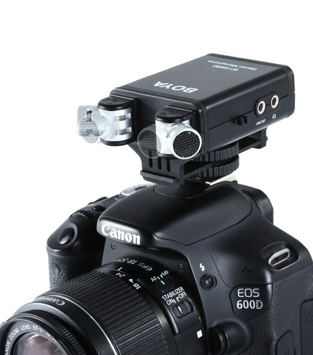 

BOYA BY-SM80 Stereo Video Microphone with Windshield for Canon Nikon DSLR Camera Camcorder