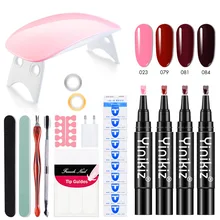 Маникюрный набор для ногтей комплект светодиодный фонарь один шаг клей для ногтей одноцветное Цвет Инструменты серии УФ-гель для ногтей комплект Инструменты для маникюра