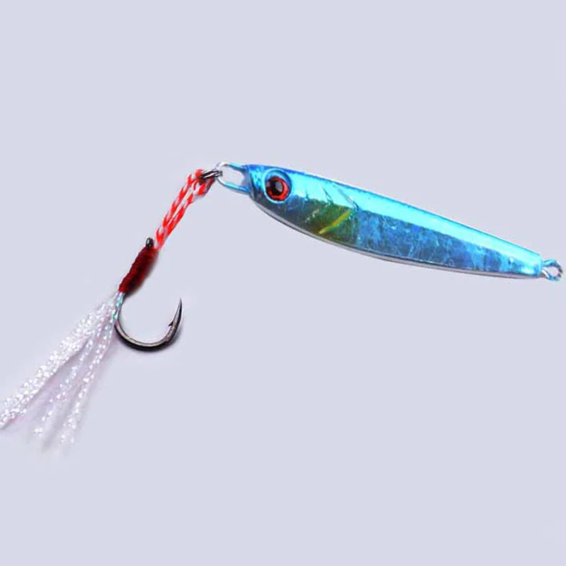 Fishing Hook 3pcs/lot High Carbon Steel Fishhooks Jigging Spoon PE Line Saltwater Jig Assist Fishhook Fishing Tackle
