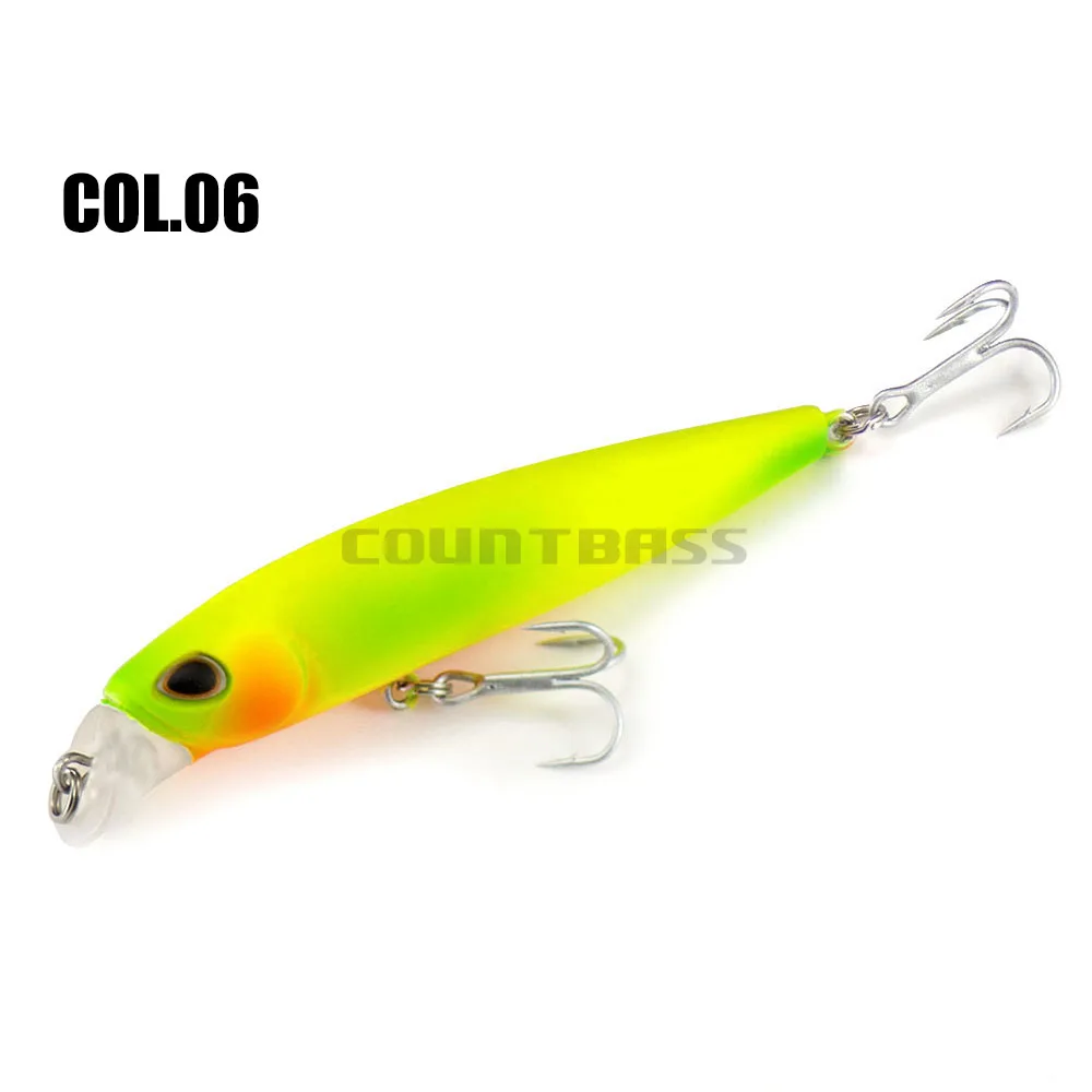 1pc Countbass Wobblers HardBaits 90mm Minnow Jerkbait Shad Angler's Bass Fishing Lures - Цвет: 06