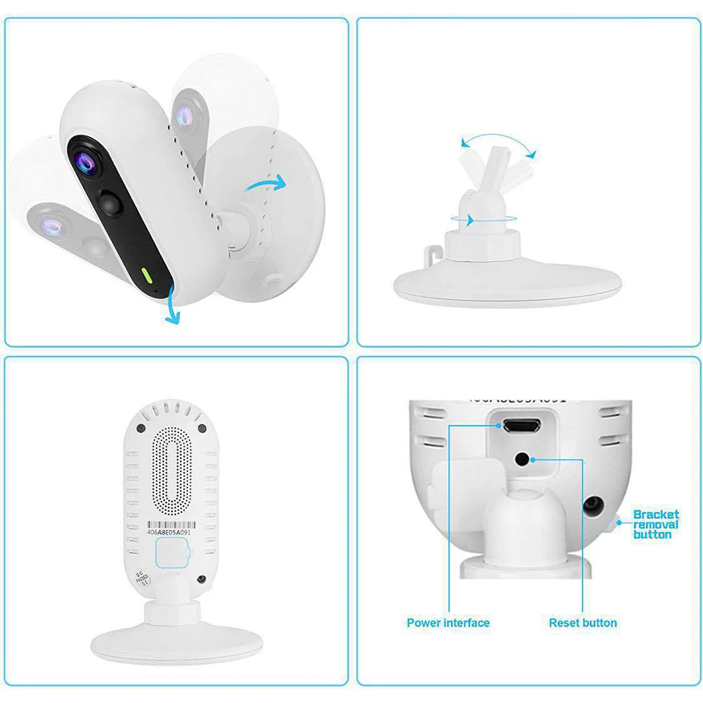

Wireless Video Remote Control Baby Monitor Portable High Resolution Two Way Audio WIFI Motion Detection Night Vision Protective