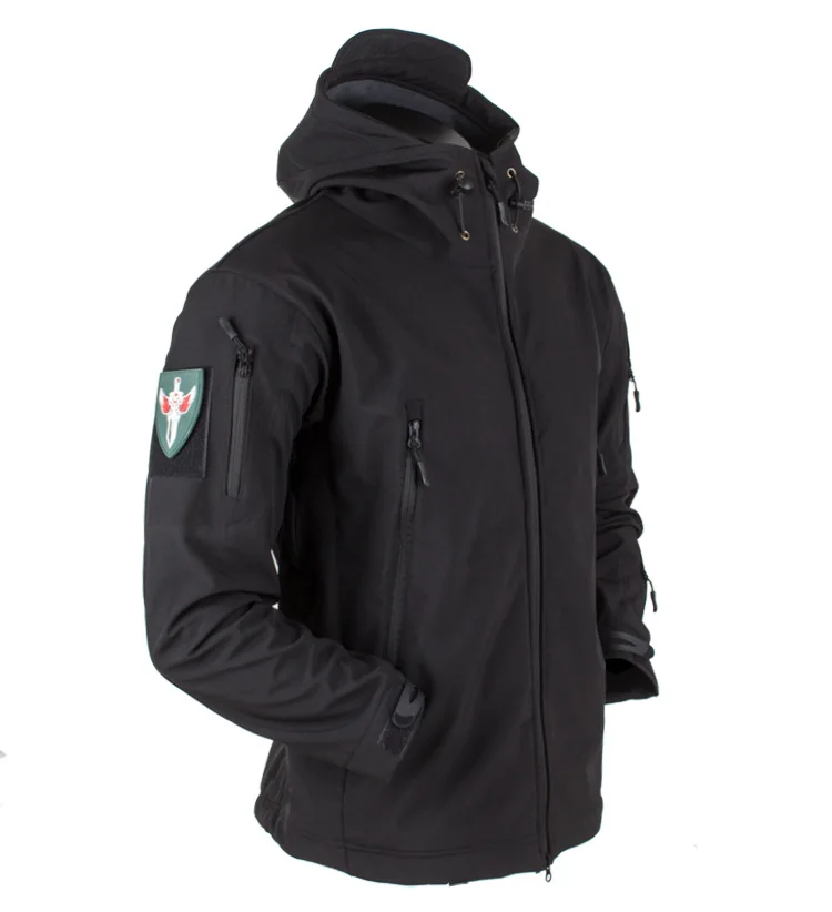  Shark Skin Military Windproof Tactical Softshell Jacket Men Waterproof Army soft shell Coat Windbre