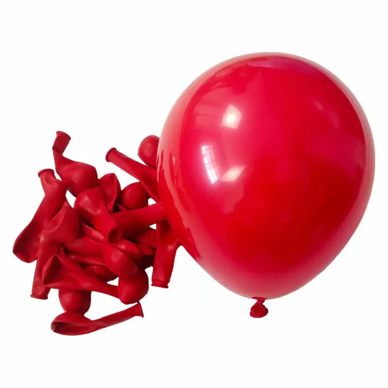 100 шт 5 дюймов жемчужный латексный шар красочные надувные свадебные украшения воздушный шар на день рождения детские надувные игрушки - Цвет: red