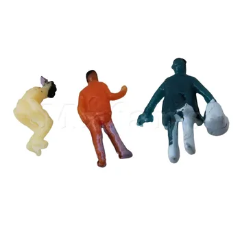 

Mxfans 1:200 Scale Z Gauge Hand Painted Layout Model Train People Figure