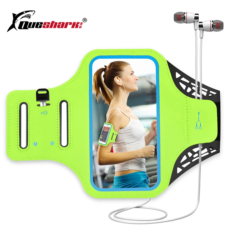 

Men Women Running Armband Phone Bag 5-6 inch Touch Screen Cell Phone Sports Bag Gym Fitness Jogging Run Arm Bag Accessories