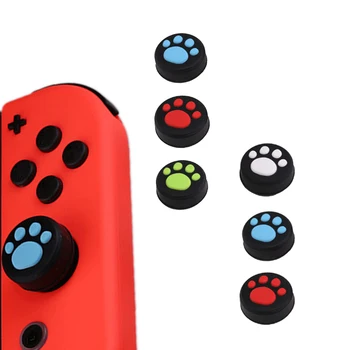 

10pcs Silicone Thumb Grip Stick Caps for Nintend Switch NS NX Controller Button Case Cat Paw Joystick Caps Accessories