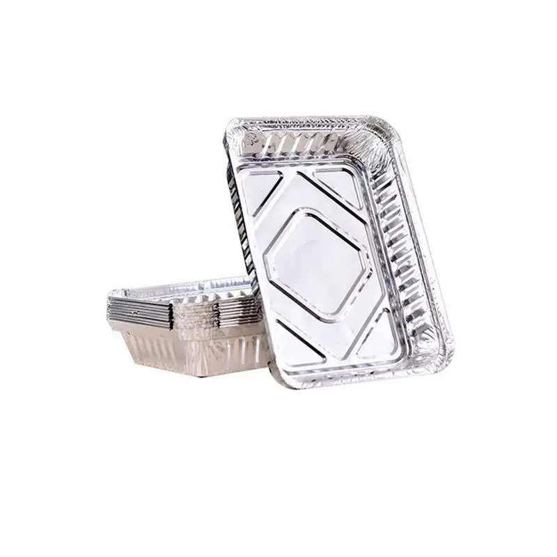 10pcs Chafing Pans Disposable Aluminum Foil Steam Table Deep Pans