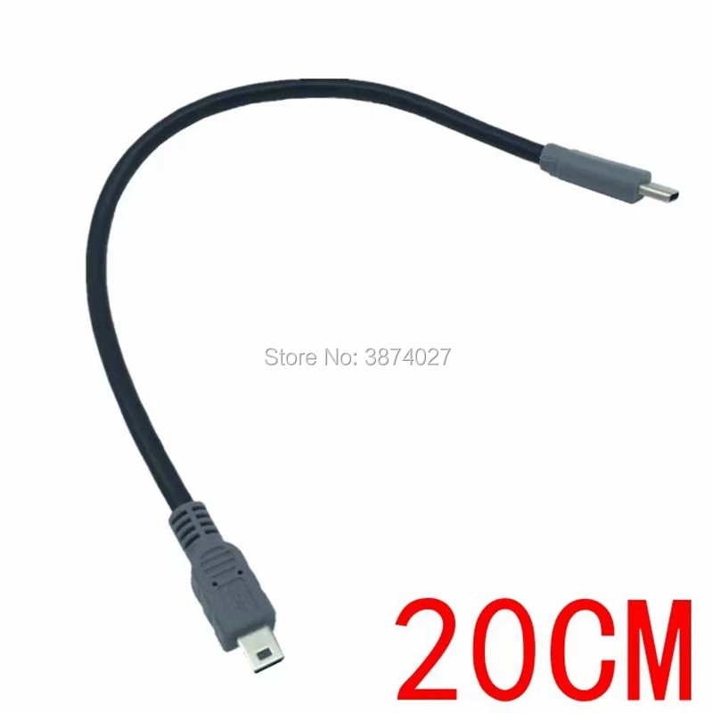 Кабель-адаптер для зарядки телефона типа C и типа C LeTV type-C и Micro USB и MINI USB OTG 25 см/1 м