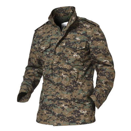 Куртки мужские в стиле милитари армии M65 тактические куртки Multicam осень-зима ветровка прочная верхняя одежда Тренч AG-FED-12 - Цвет: Jungle Digital