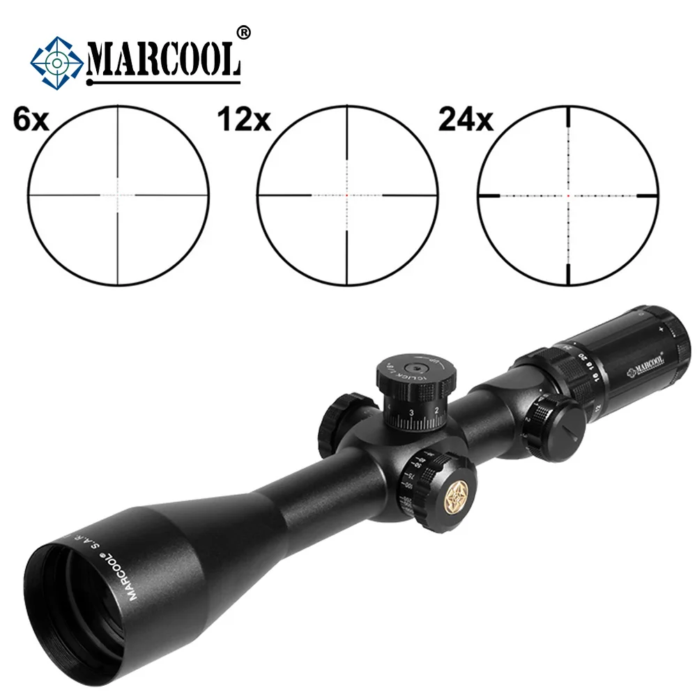 MarcooL EVV 6 24X50 SFIRGL FFP 7 62. 308 пистолеты с первого фокуса самолета Тактический Пистолет
