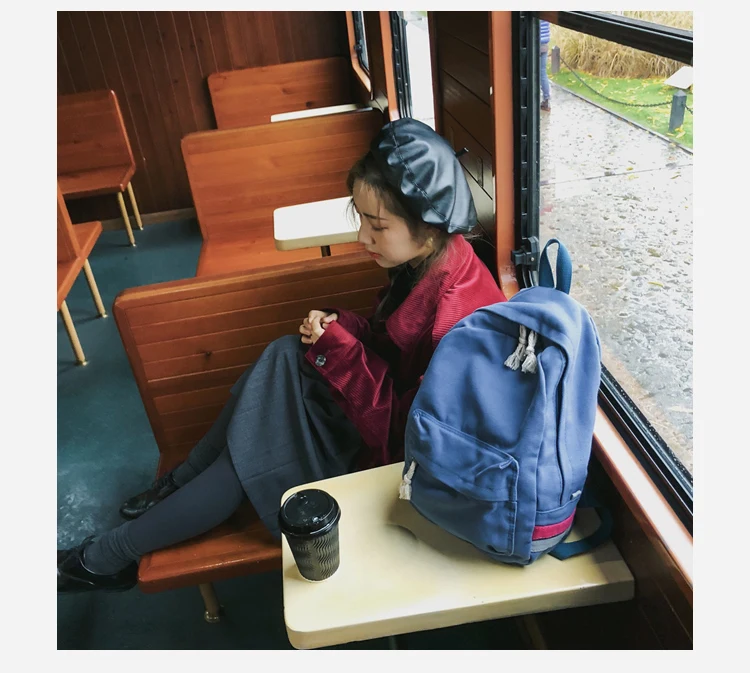 Menghuo Vintage Canvas Women Backpack Fashion Travel Backpack for Teenager Girls Student School Bag Casual Rucksack Female 2019_27