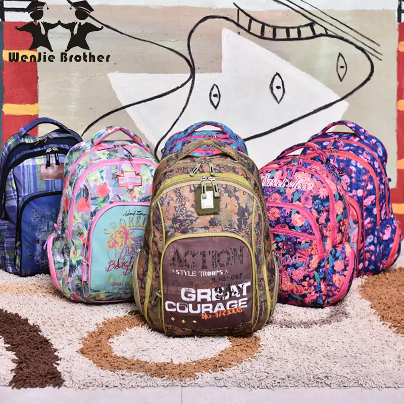 flower bookbags