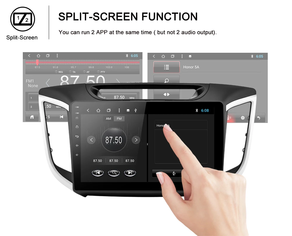 Sale AUTOTOP 2 Din Android 8.1 Creta Multimedia For Hyundai Creta IX25 Navigation 2011-2018 Car DVD GPS Radio Stereo Audio IX25 Creta 11