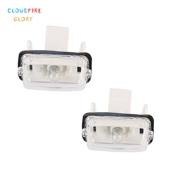 

CloudFireGlory 6340A3 1Pcs Or 2Pcs Left=Right License Plate Light For Citroen C3 C4 C5 Picasso For Peugeot 206 207 307