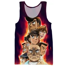 Hajime No Ippo хип хоп 3D Печатный унисекс Топ на бретелях для мужчин модный крутой летний топ на бретелях для работы Мужские Женские топы топ на бретелях