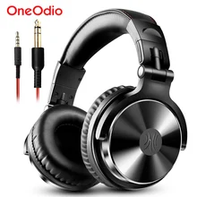 Oneodio Накладные Наушники Hi-Fi Studio DJ наушники проводной монитор Музыка игровая гарнитура наушники для телефона компьютер ПК с микрофоном