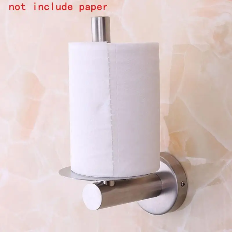 

stainless steel wall mounted toilet paper holder Bathroom kitchen roll paper Accessory tissue towel accessories rack holder#1011