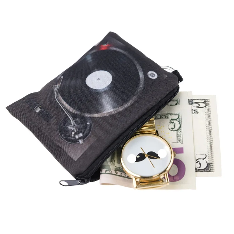 Record 3D Print Women Wallets Portefeuille Fashion Femme Billeteras