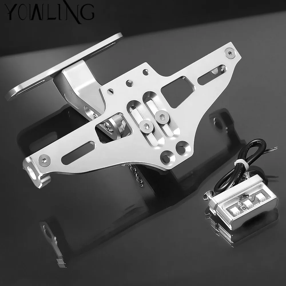 Аксессуары для мотоциклов держатель номерного знака CNC со светодиодный