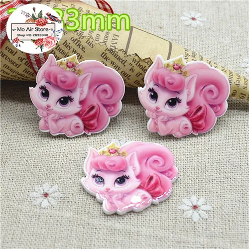 

10pcs Resin planar kawaii cat flat back Art Decoration Charm Craft DIY hair bow center accessories