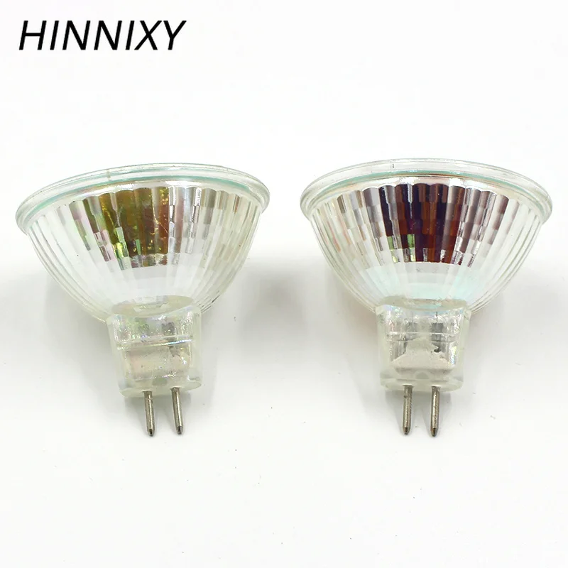 Hinnixy 10 шт./лот с регулируемой яркостью MR16 GU5.3 Галогеновый свет пятна лампы 12 В 20 Вт