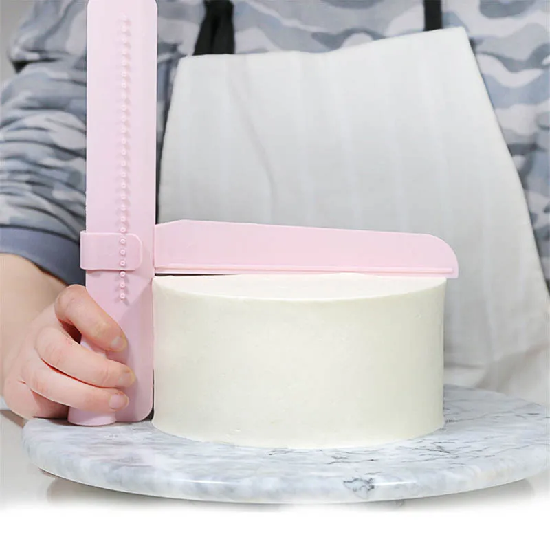 

Cake Scraper adjustable Spatula Practical Fondant Cakes Edge Side Smoother cake decorating tools Cream Decorating Tools