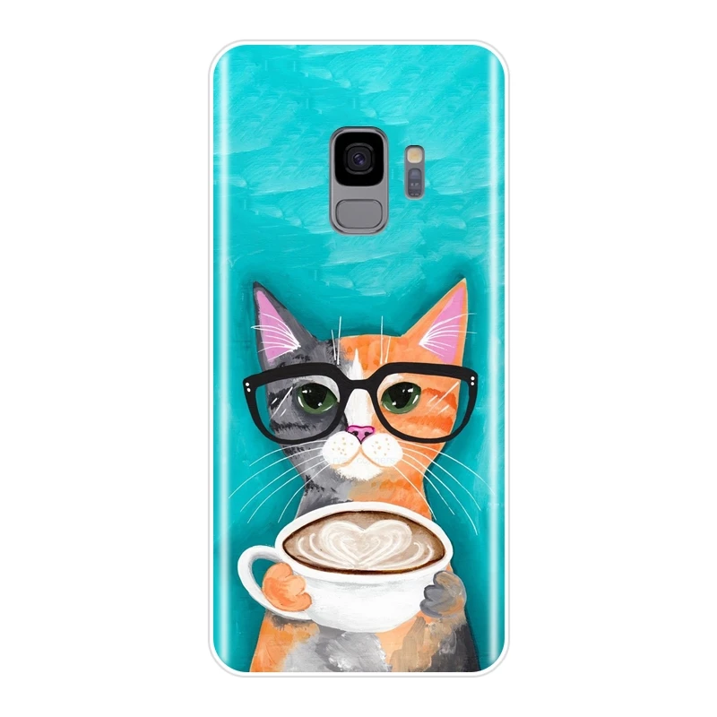 Мягкий силиконовый чехол накладка для Samsung Galaxy S5 S6 S7 Edge S8 S9 Plus|Бамперы| |