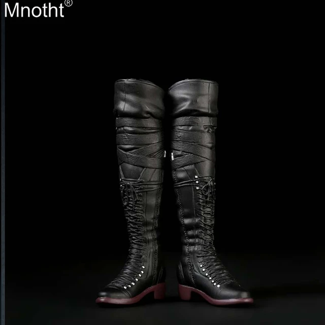 Mnotht 1/6 Soldier Sets Leg Shoes FG009 Boots Female Hollow Shoe