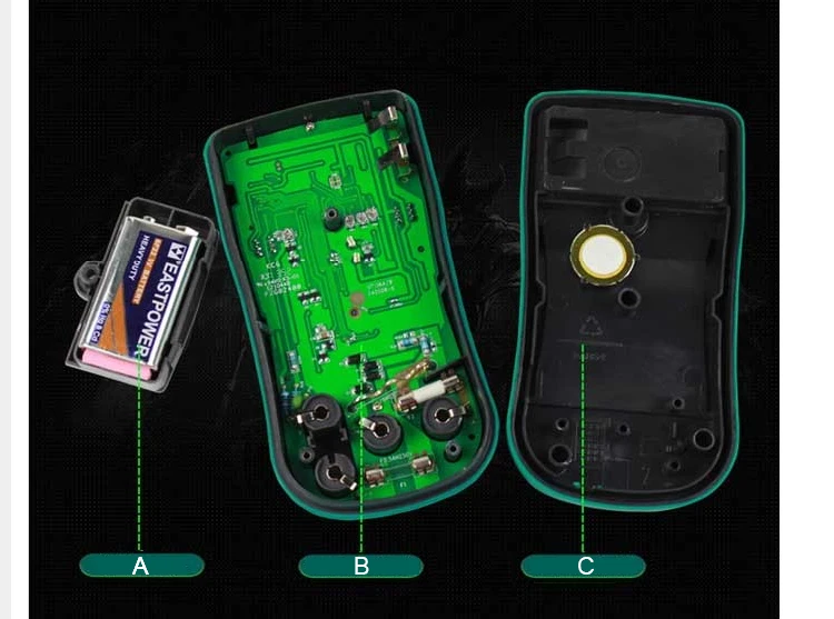 LAOA lcd профессиональный автоматический цифровой мультиметр Multimetro цифровые инструменты Электрический Тестер AC/DC Амперметр Вольтметр LA813302