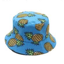 2019New модные милые летние белые ананасы Панамы с принтами на открытом воздухе ананас Рыбалка солнцезащитные очки для женщин девочек