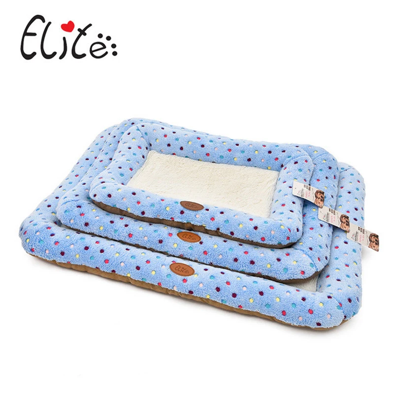 

New Dog Cat's Warmth House Beds Pets Soft Fiber Cushion Care Products Sleep Mats Washable Kennel Bed For Large Dogs
