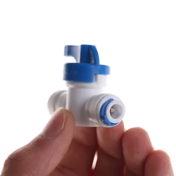 

1pcs Ball Valve Switch RO Water Reverse Osmosis 1/4'' Inline New Ball Valve Quick Connect Shut off