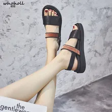 Summer Women Sandals Platform Leather Buckle Strap Metal Gladiator Sandals Comfortable Flat Rome Shoes Ladies Casual Sandals Summer Women Sandals Platform Leather Buckle Strap Metal Gladiator Sandals Comfortable Flat Rome Shoes Ladies Casual Sandals