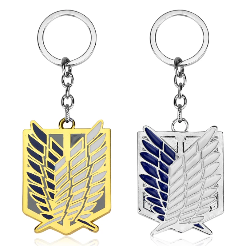 Silver Plated Attack Titan Wings Pendant