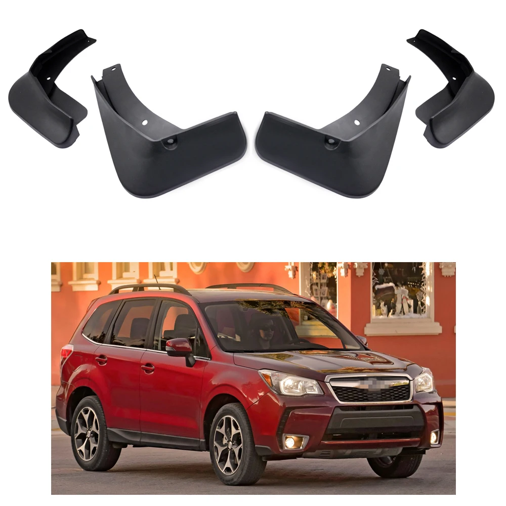 1Set Plastic Mud Flaps Splash Guards Car Mudguards For Forester 2014 2015