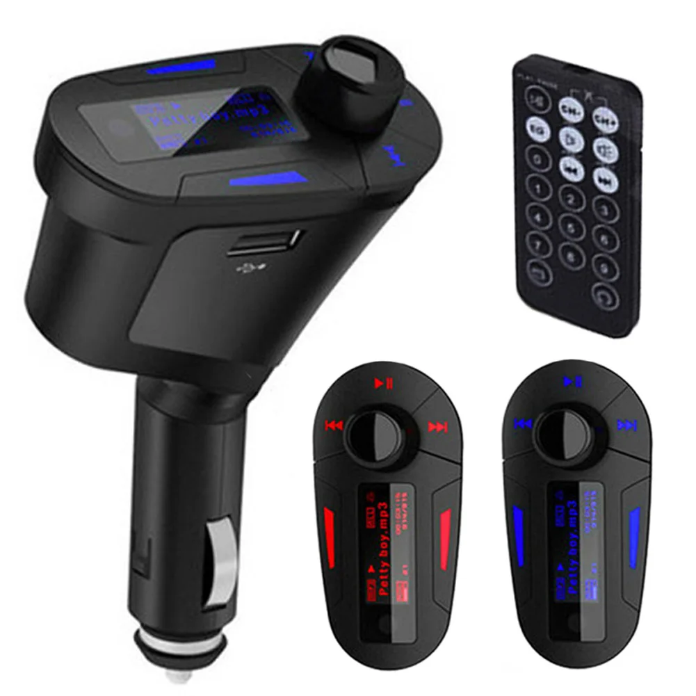 Car Auto LCD MP3 Audio Player Wireless FM Transmitter FM Modulator Car