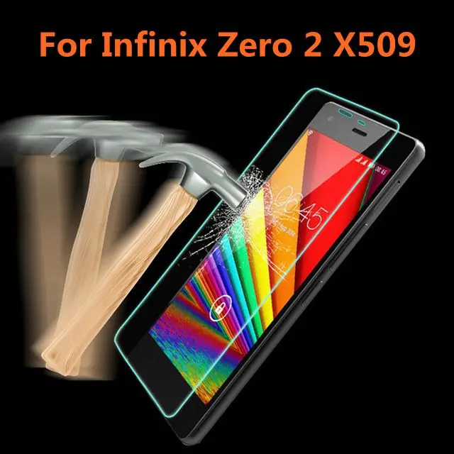 Закаленное стекло Infinix Zero 2 X509 Оригинал 9H Высококачественная защитная пленка Взрывозащищенная Защита экрана