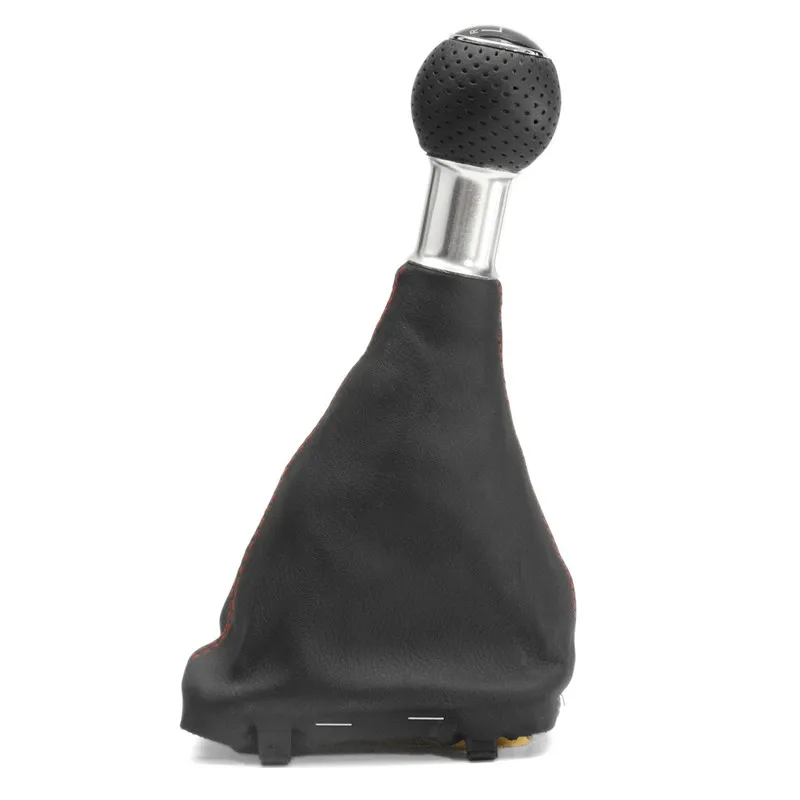 8L0863278BJ-6-Speed-Shifter-Gear-Shift-Knob-Gaitor-Boot-Red-Line-For-Audi-A3-S3-2001