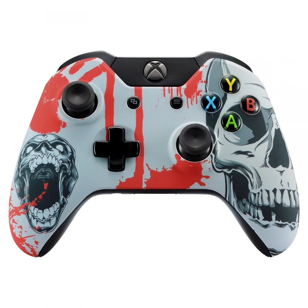 Blood Skull Front Housing Shell Faceplate Case Part for Xbox One