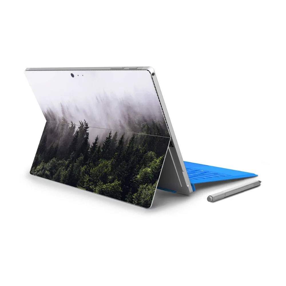 GOOYIYO для Surface Pro 4 5 виниловая наклейка на заднюю панель планшет живопись дерево