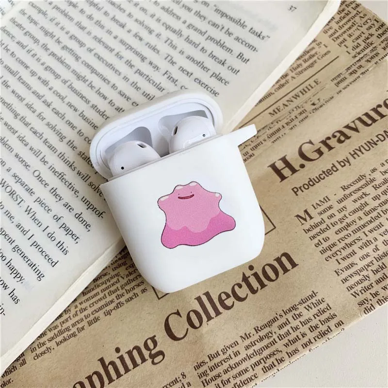 Милый чехол для Airpods с милым рисунком, мягкий чехол s для AirPods, чехол, защитная крышка, мультяшный Bluetooth, беспроводной чехол для наушников - Цвет: Style 18